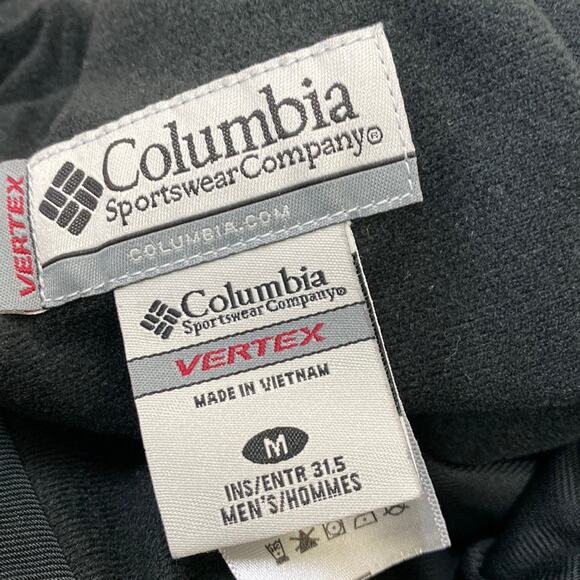 Columbia Men’s M black vertex snow ski pants - Picture 2 of 6